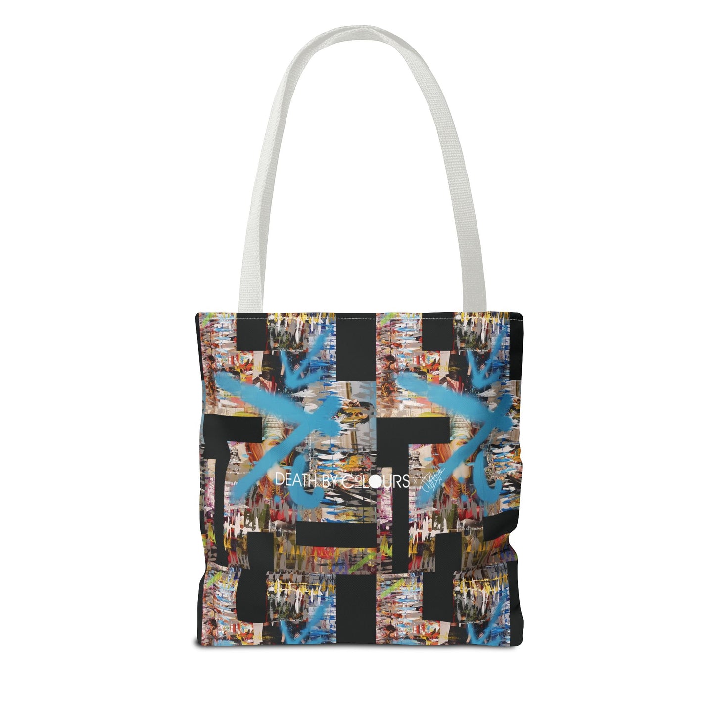 Mixed-Media Tote Bag 'Where R U Now' from 3Quency Collection