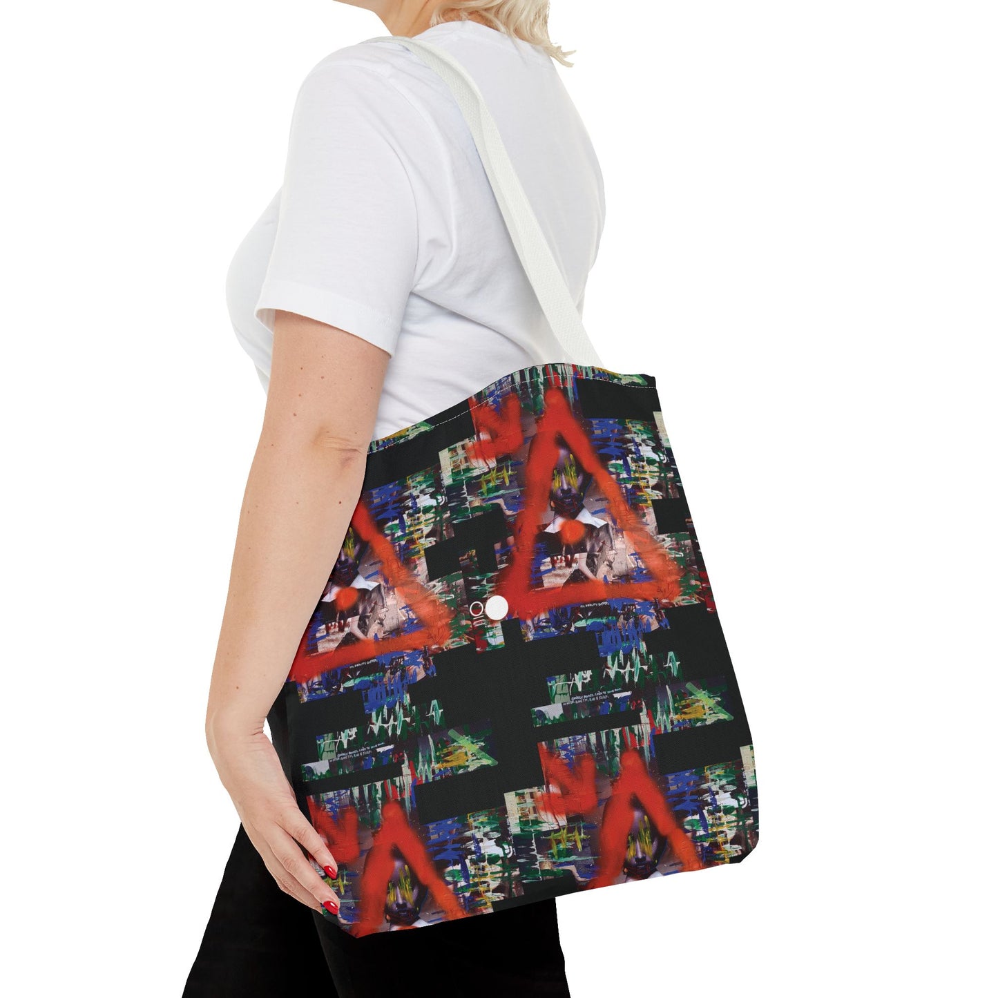 Mixed-Media Tote Bag 'My Reality Differs' from 3Quency Collection