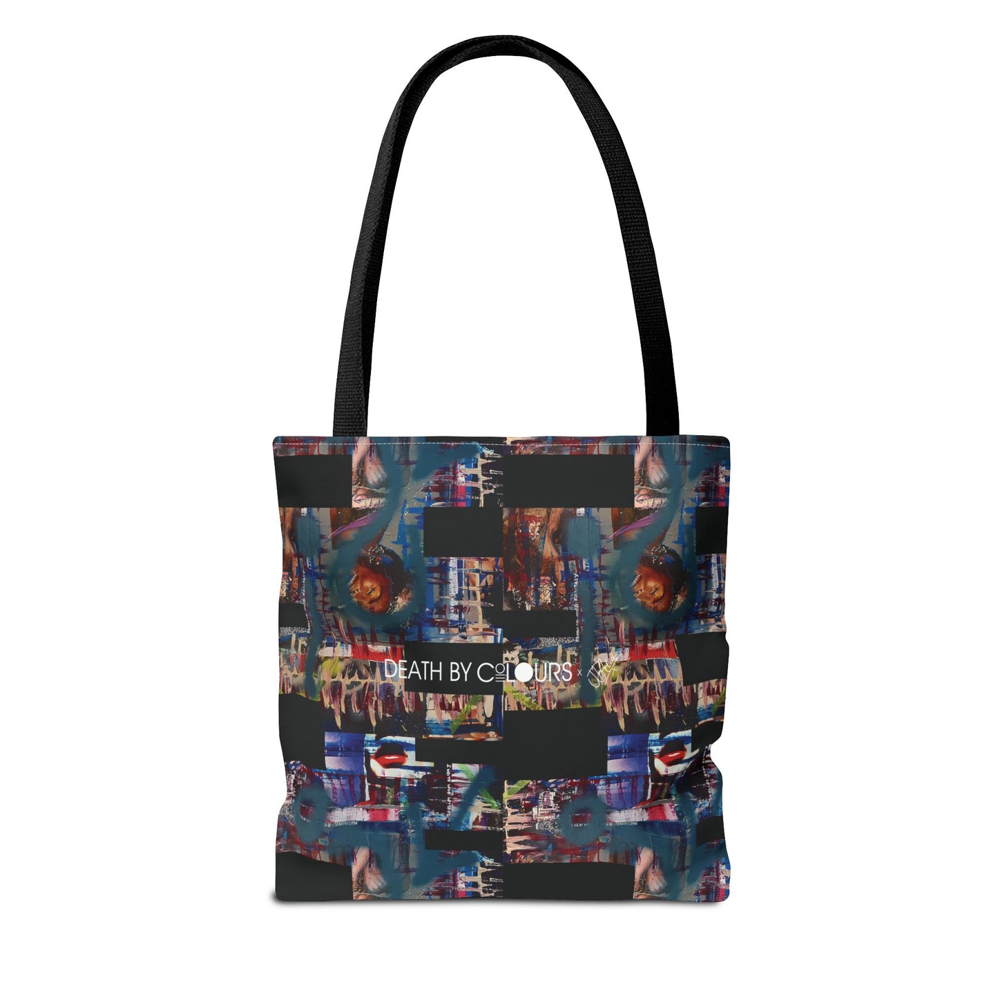 Mixed-Media Tote Bag 'Frequency' from 3Quency Collection