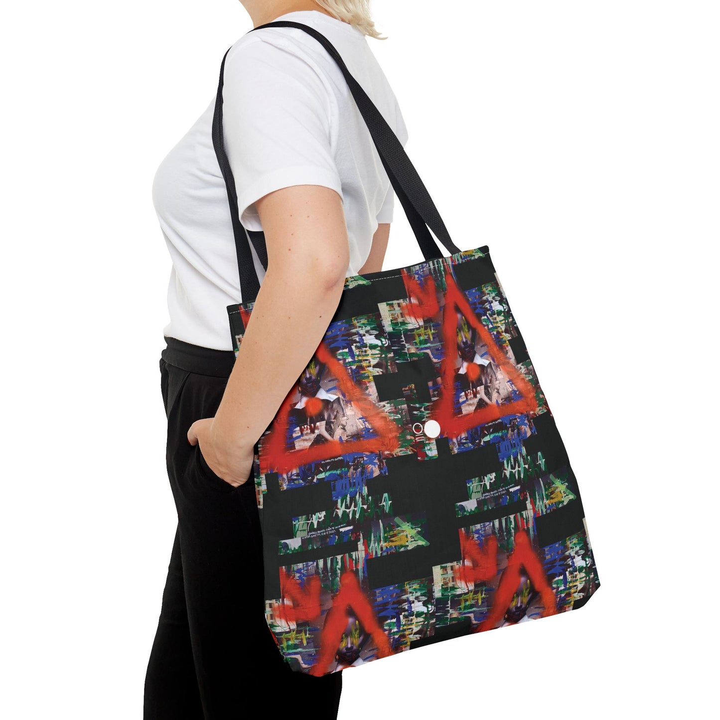 Mixed-Media Tote Bag 'My Reality Differs' from 3Quency Collection