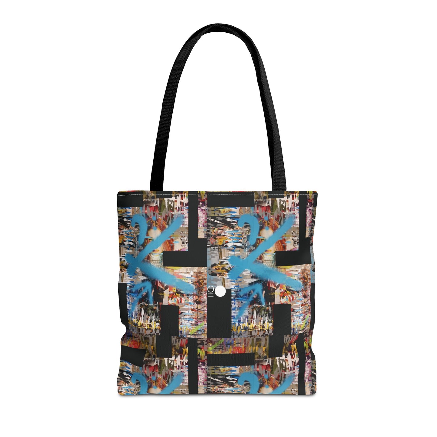 Mixed-Media Tote Bag 'Where R U Now' from 3Quency Collection