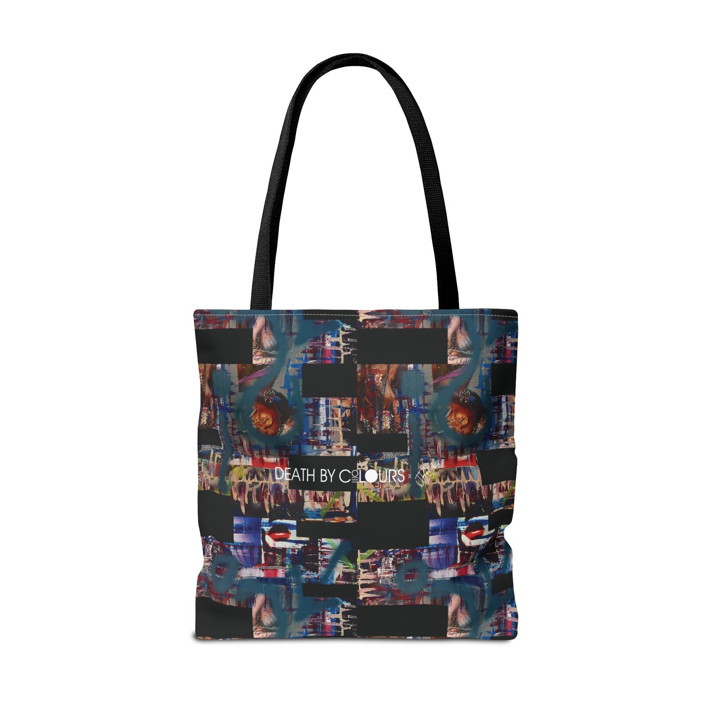 Mixed-Media Tote Bag 'Frequency' from 3Quency Collection