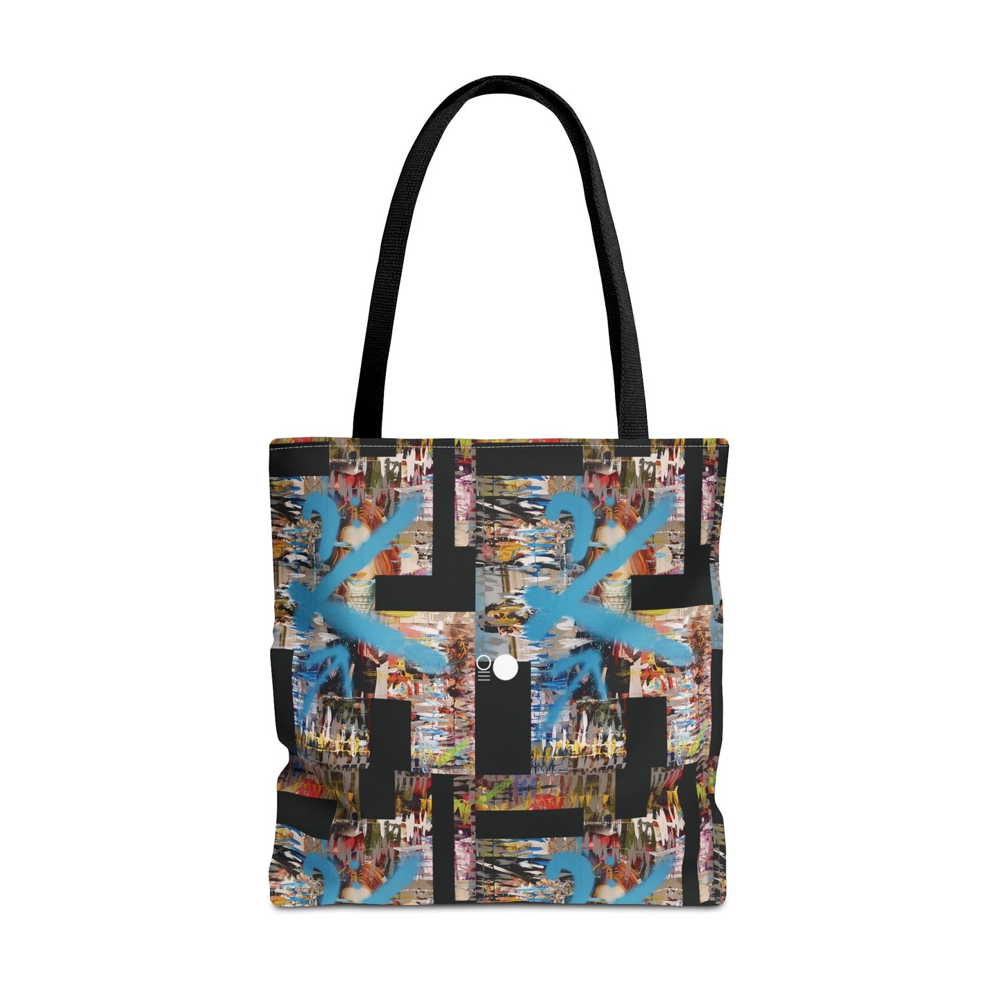 Mixed-Media Tote Bag 'Where R U Now' from 3Quency Collection