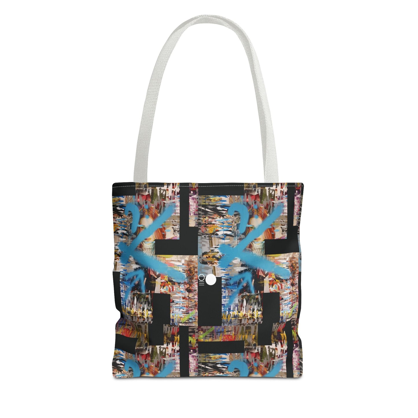 Mixed-Media Tote Bag 'Where R U Now' from 3Quency Collection